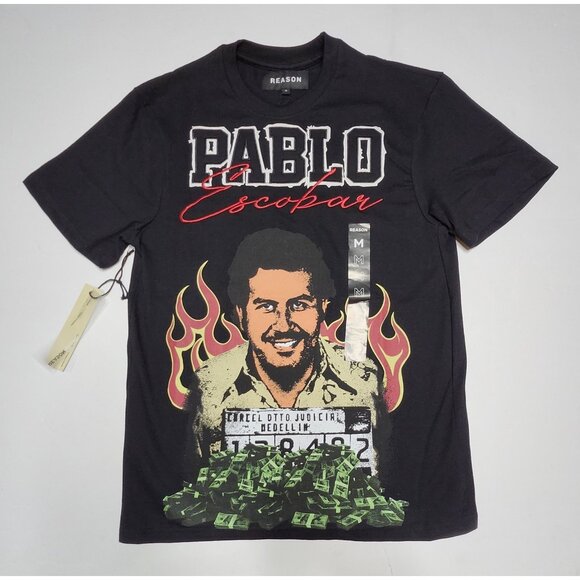 Reason x Pablo Escobar Mugshot T-Shirt - Picture 2 of 6